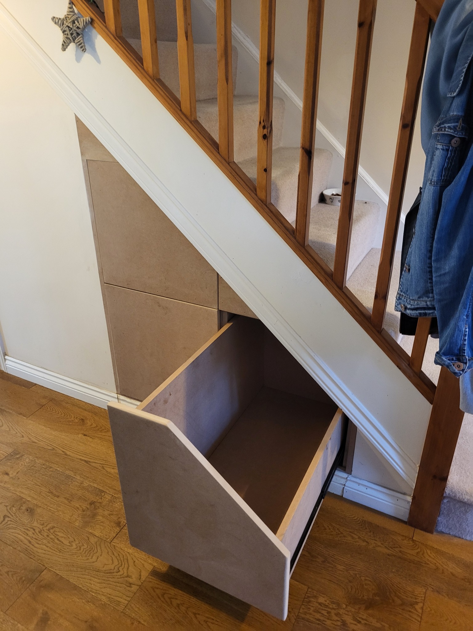 Bespoke Understairs Storage - Pull-out storage