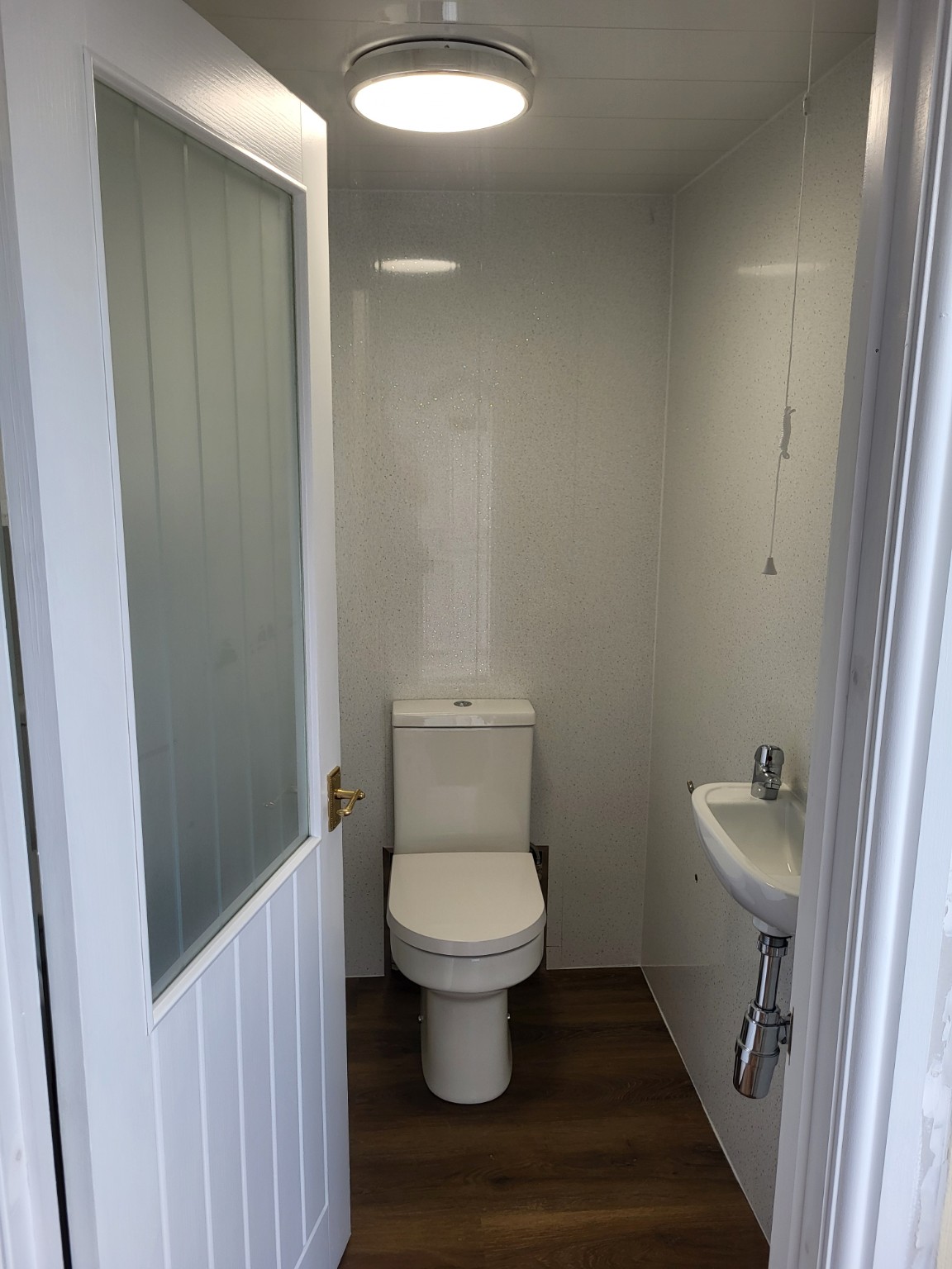Downstairs Toilet Refurbishment project by SRG - Limited