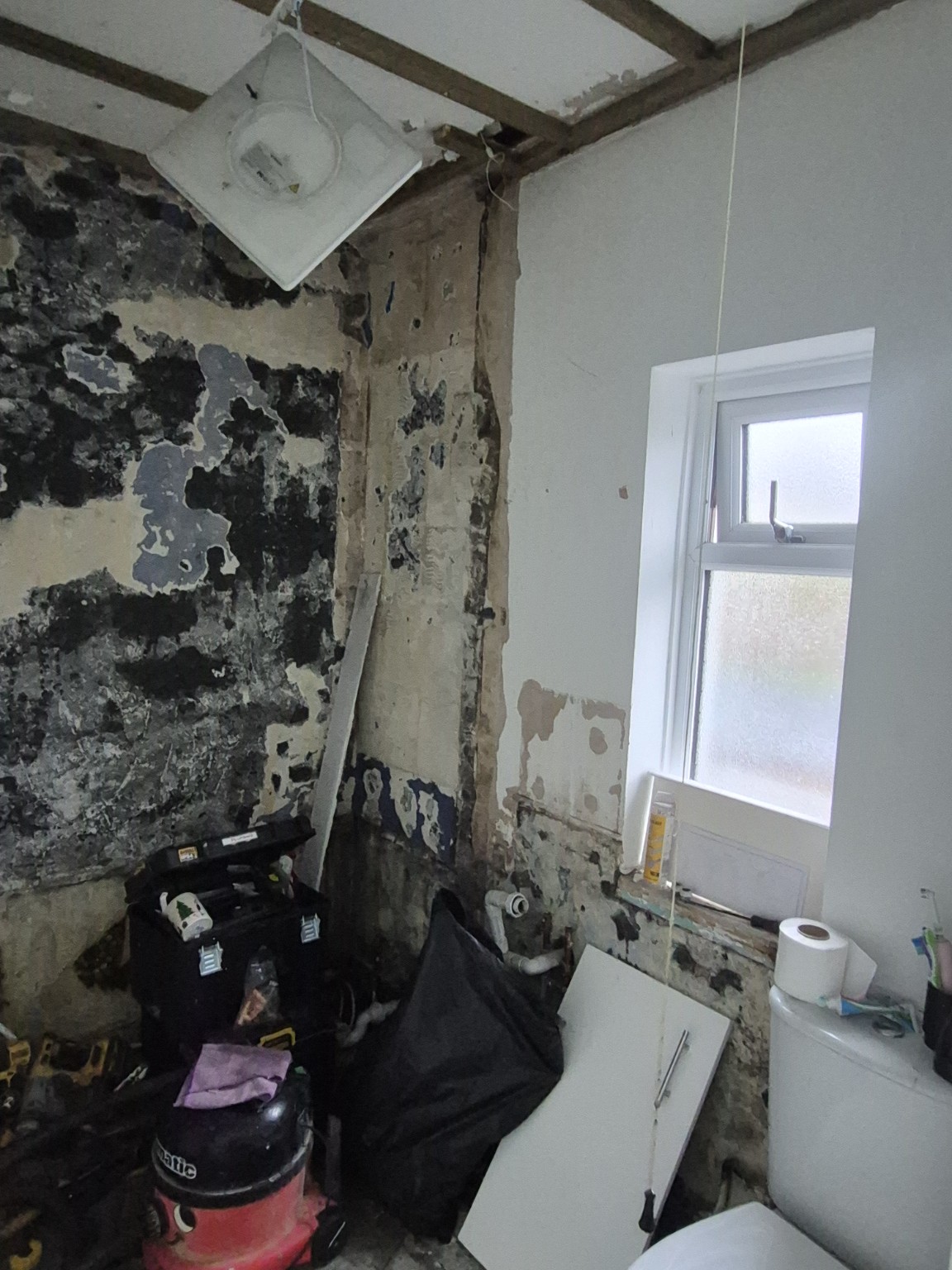 Contemporary Bathroom Refurbishment - Earlier stage