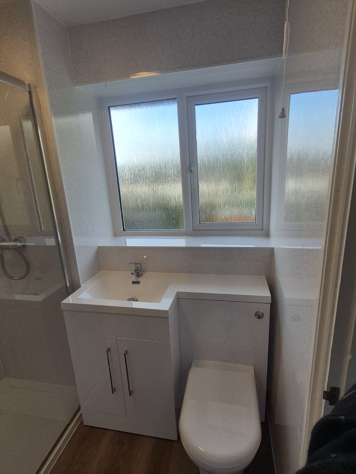 Bathroom Refurbishment - Finished shower vanity and WC