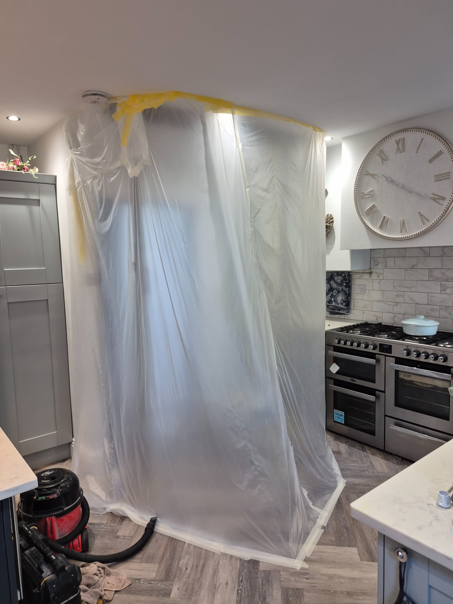 Protection and preparation during building work