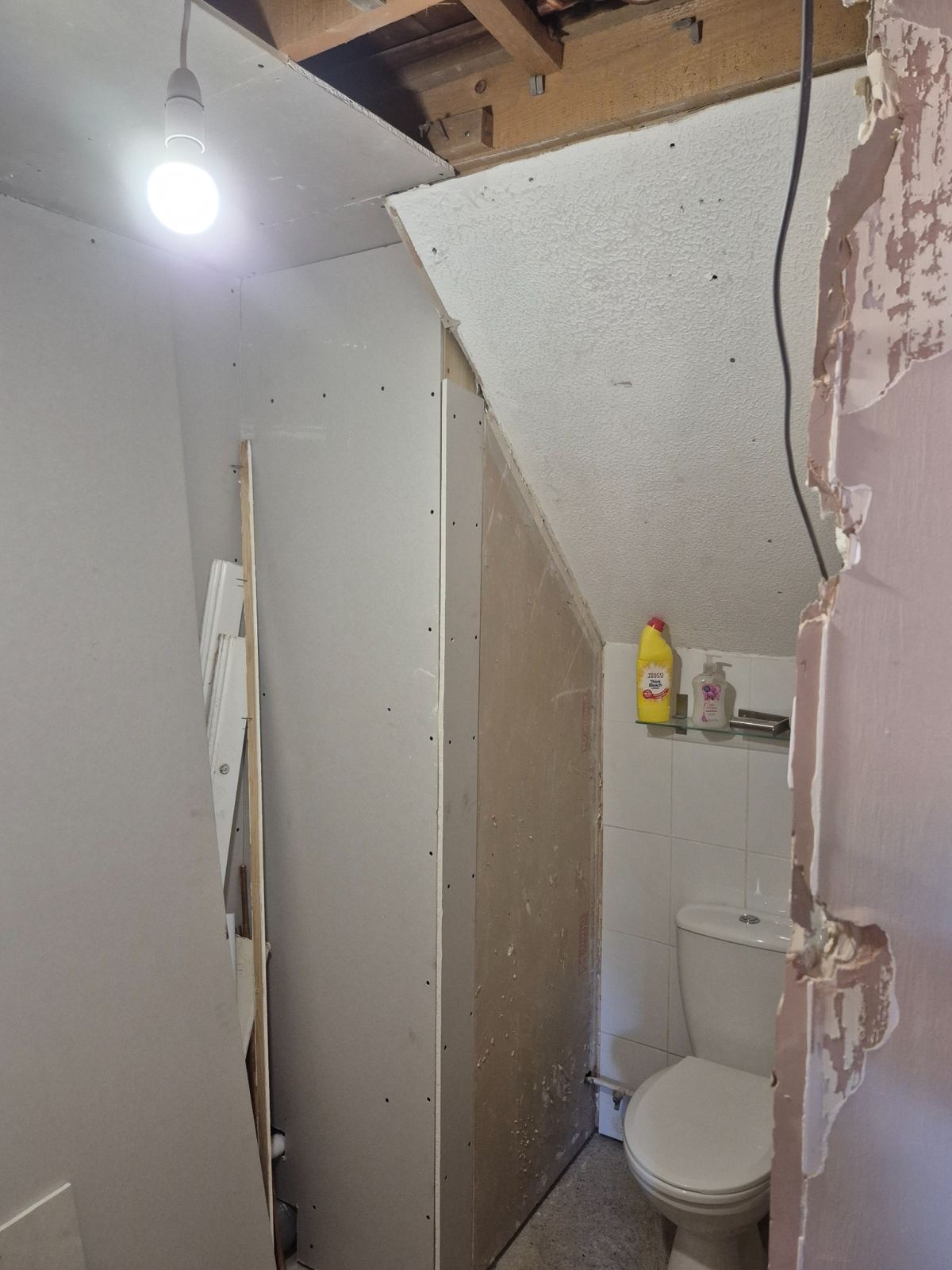 Bathroom renovation work in progress by SRG - Limited