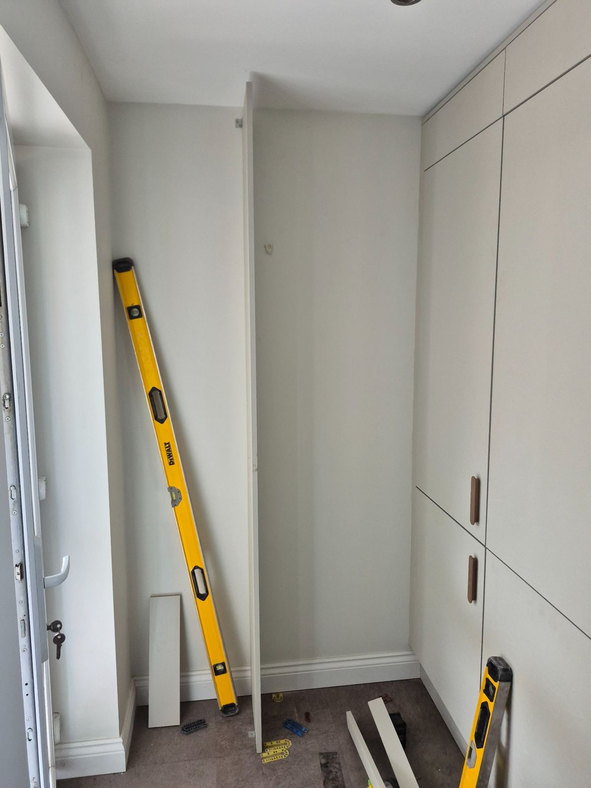 Bespoke fitted storage - During