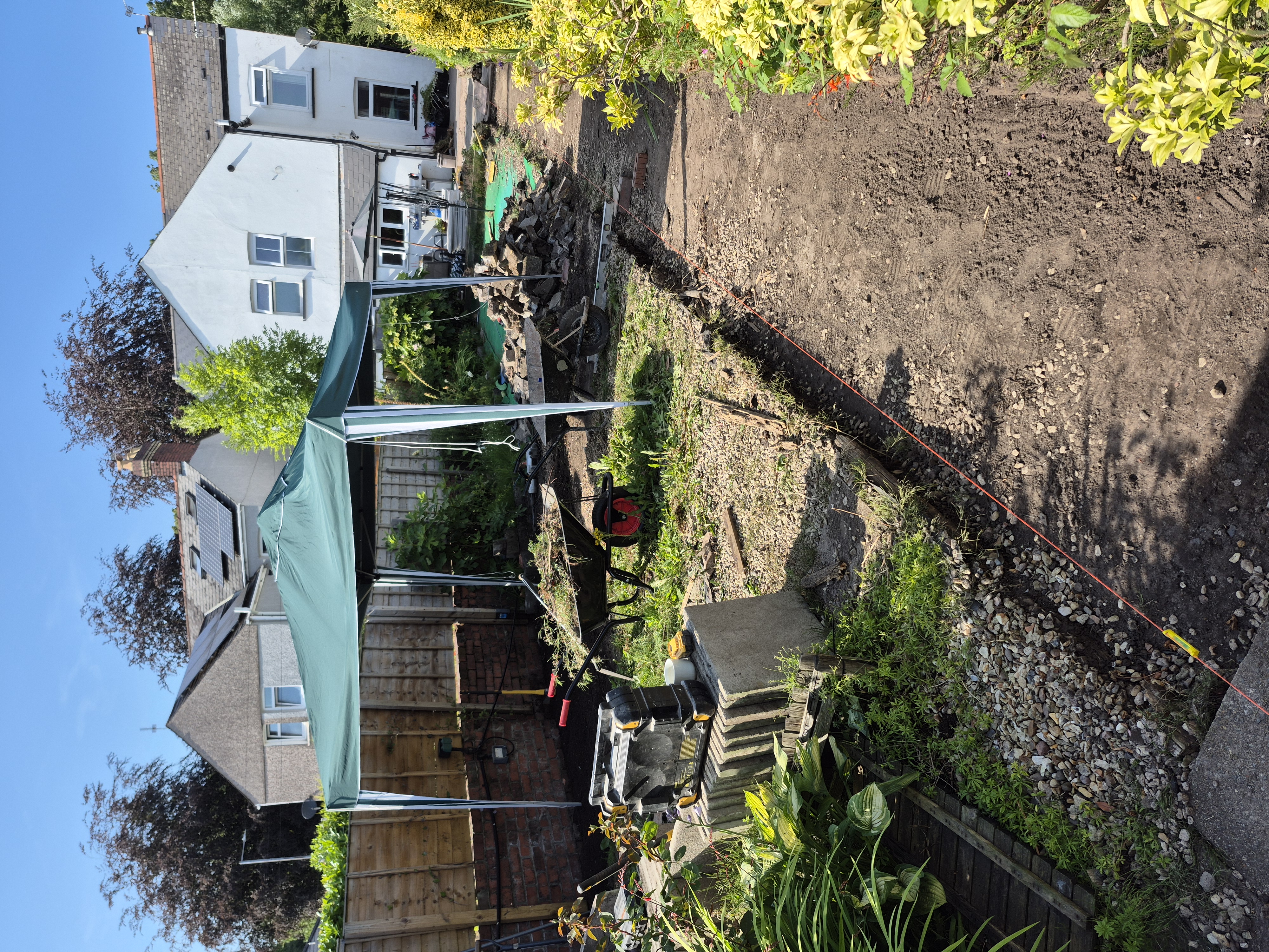 Garden Landscaping & Turf Transformation - Earlier stage