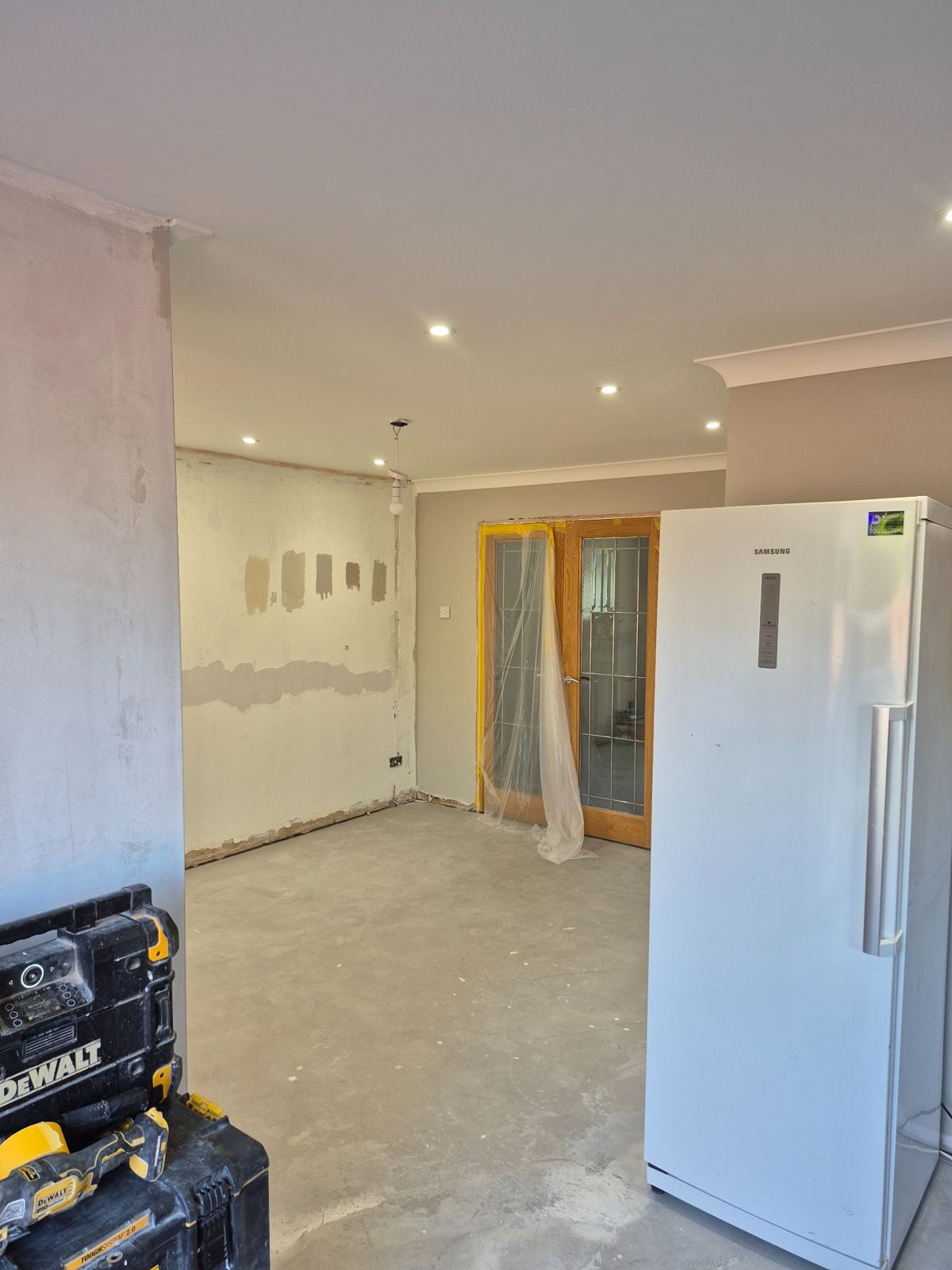 Interior renovation work - Preparation