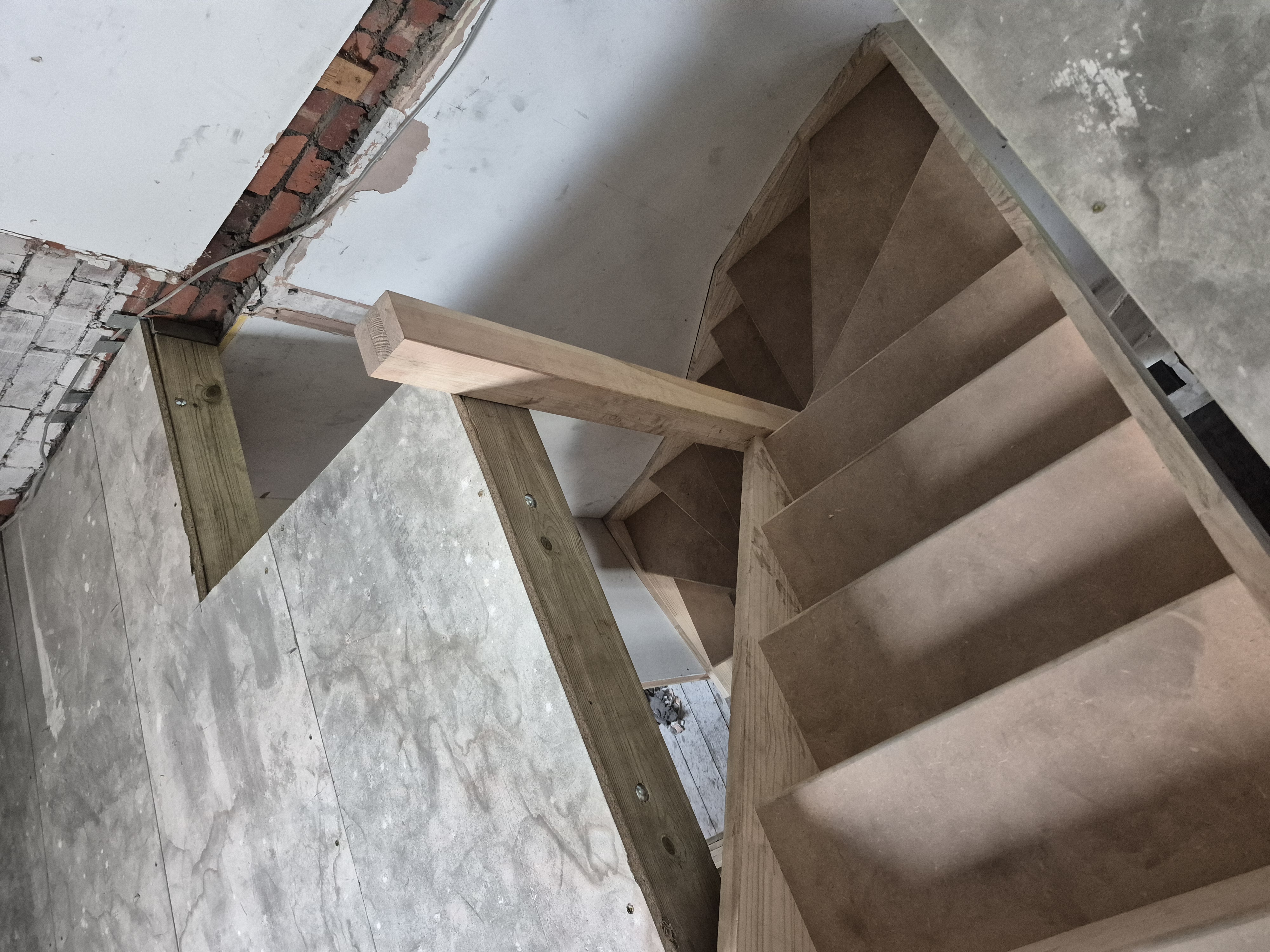 Bespoke Attic Staircase Installation - Earlier stage