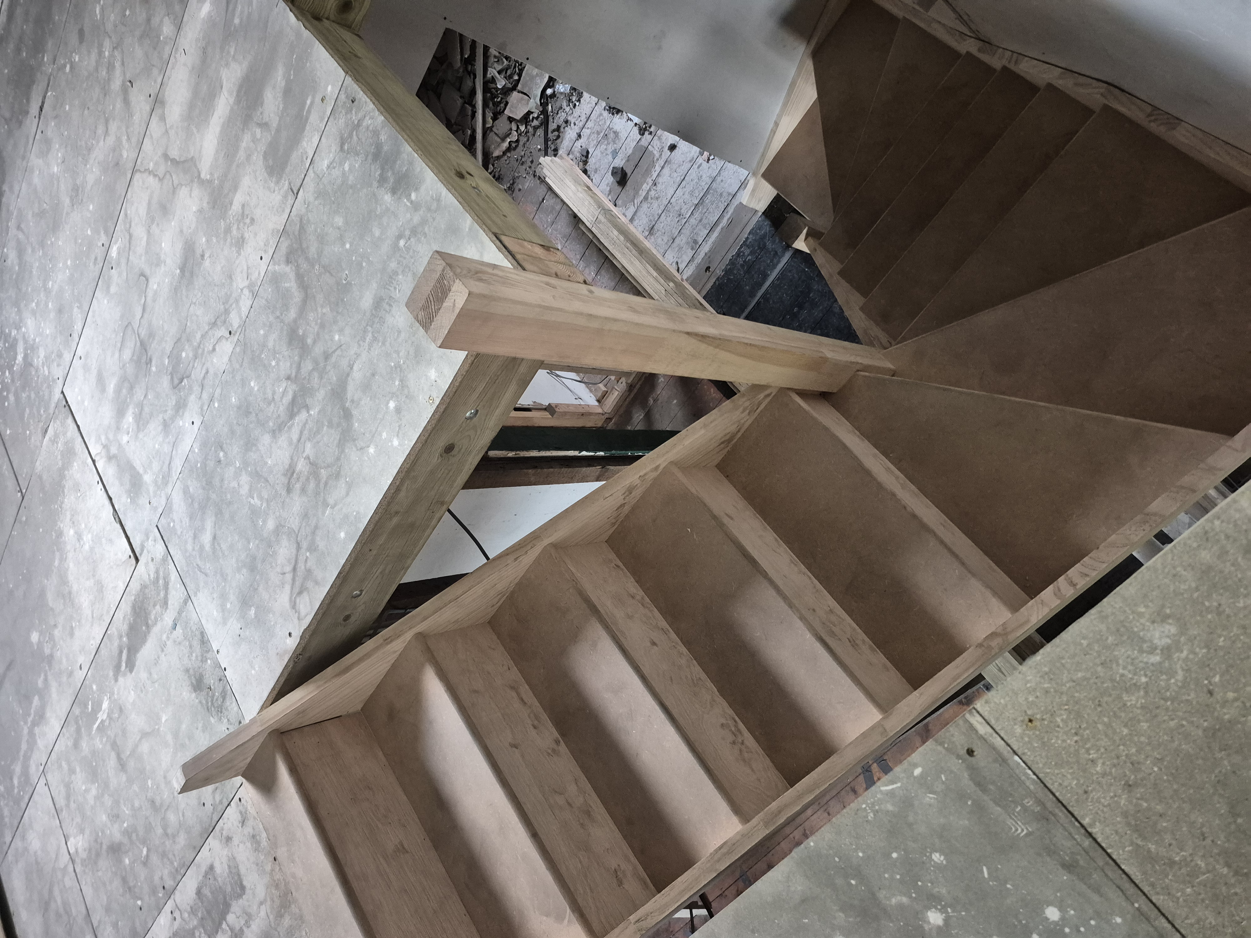 Bespoke Attic Staircase Installation - During